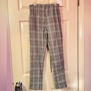 Seek the Label Plaid Business Casual Pants, Size Small